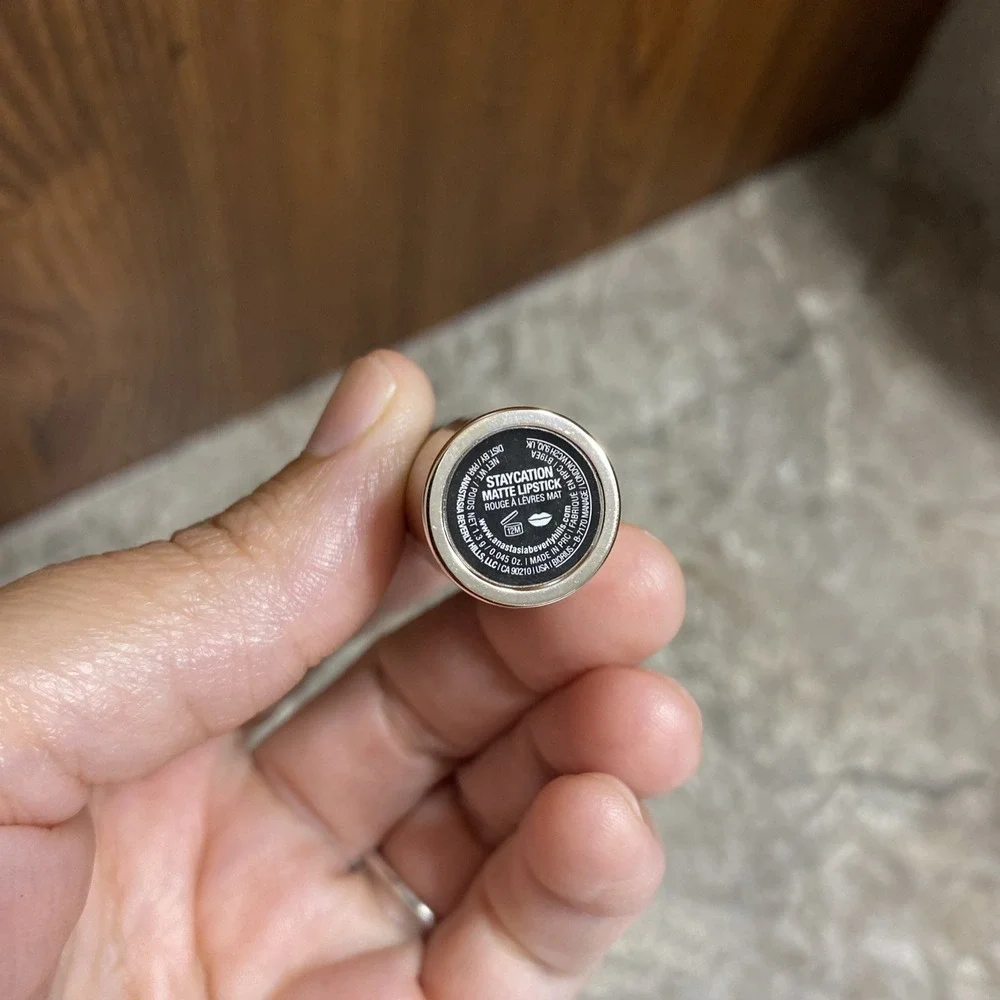 Anastasia Beverly Hills Matte Lipstick‎ STAYCATION 0.045 oz NWOB/TRAVEL SIZE